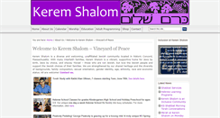 Desktop Screenshot of keremshalom.org